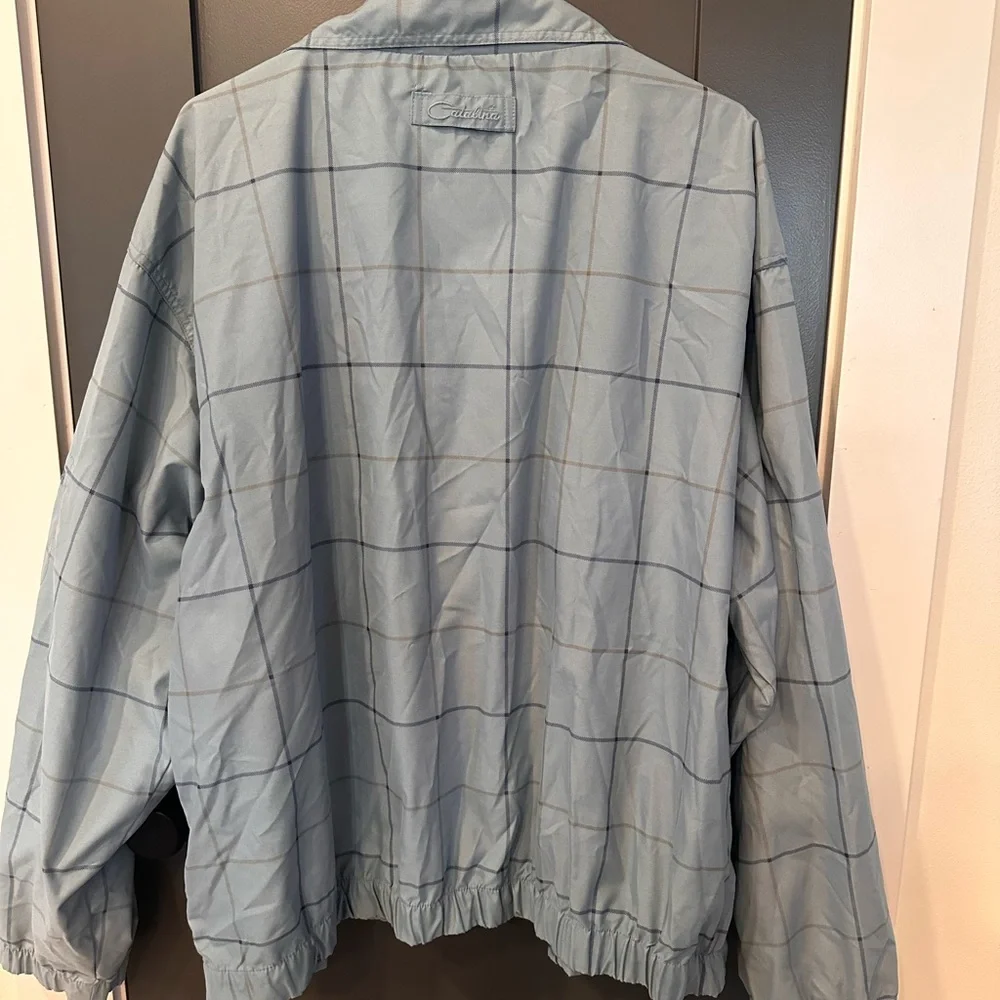 Catalina Men's Light Blue Plaid Jacket